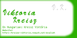 viktoria kreisz business card